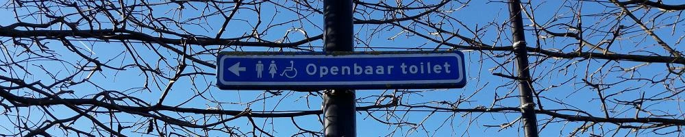 Gratis openbare toiletten in het winkelgebied van Barneveld en Voorthuizen