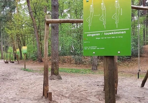fitnesstoestellen in de openbare ruimte
