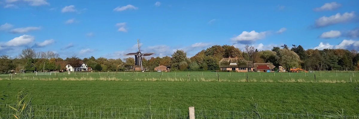 Molen den Olden Florus in buitengebied Terschuur