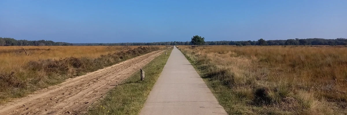 recreatie op de heide bij Stroe
