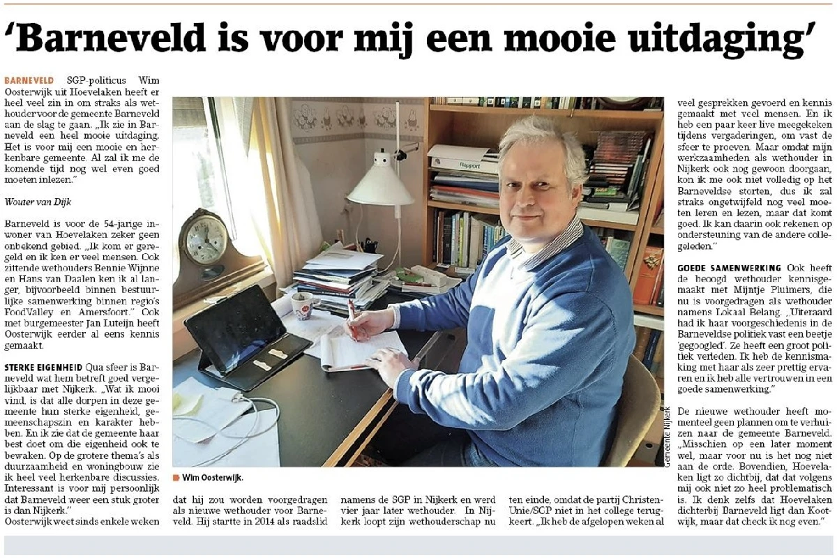 BK13mei2022 Barneveld is voor mij een mooie uitdaging