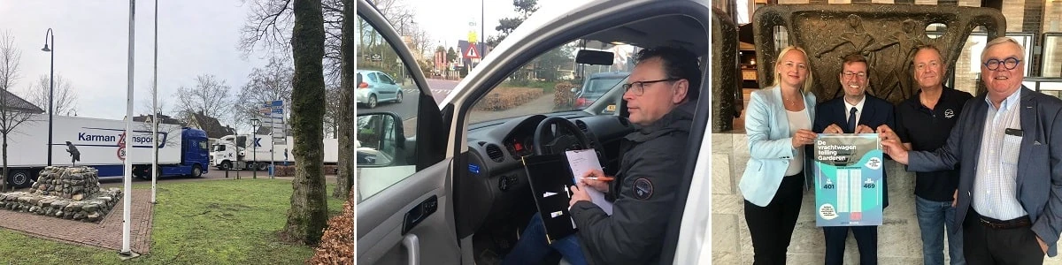 Tellingen vrachtwagenverkeer in Garderen