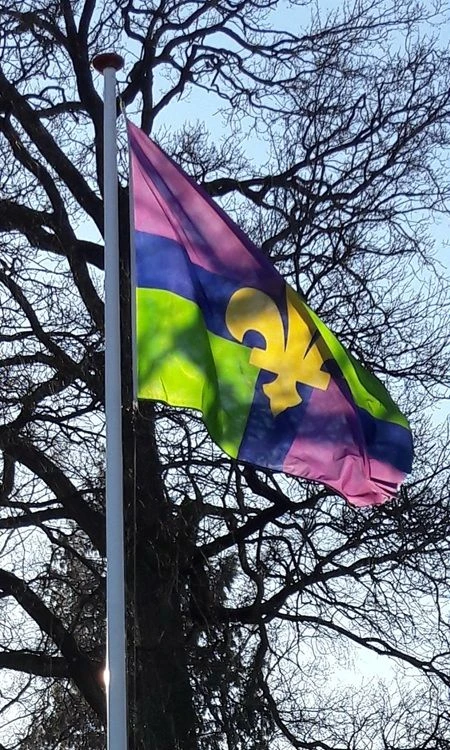 Elk dorp in de gemeente Barneveld een eigen dorpsvlag