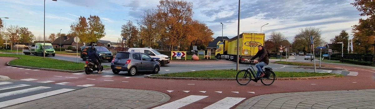 Belang van veilige fietspaden en rotondes