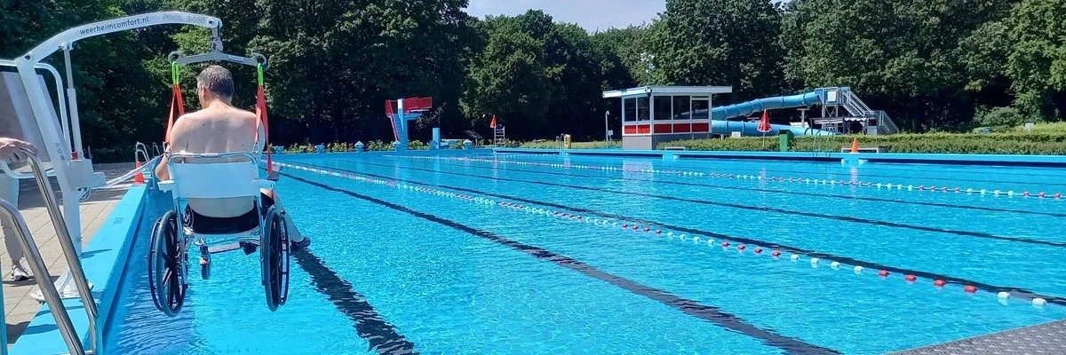 zwembadtillift, sporten met een beperking, overleg met Gehandicaptenraad