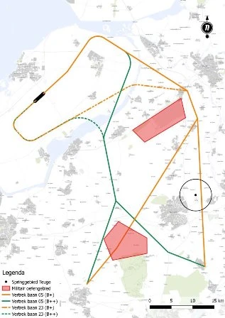 Lokaal Belang zeer verontwaardigd over voorgenomen vele en lage vliegroutes over Veluwe en gemeente Barneveld