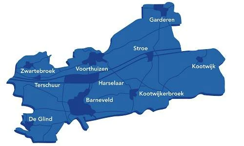 Lokaal Belang zet zich in voor de belangen van de 10 dorpskernen in de gemeente Barneveld