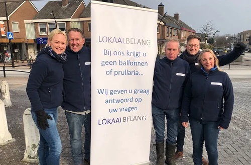 Op verkiezingscampagne in Voorthuizen