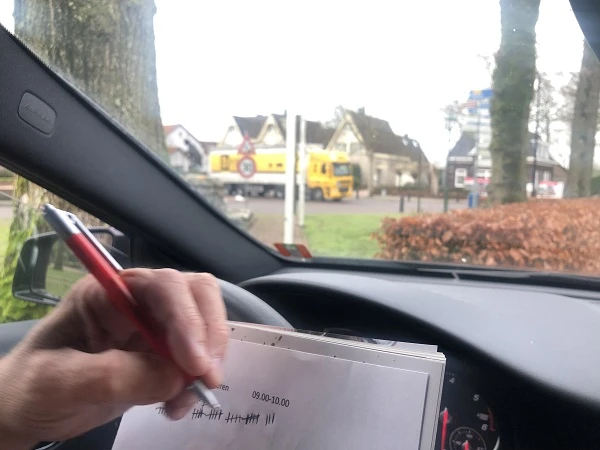 Lokaal Belang telt vrachtwagens in Garderen