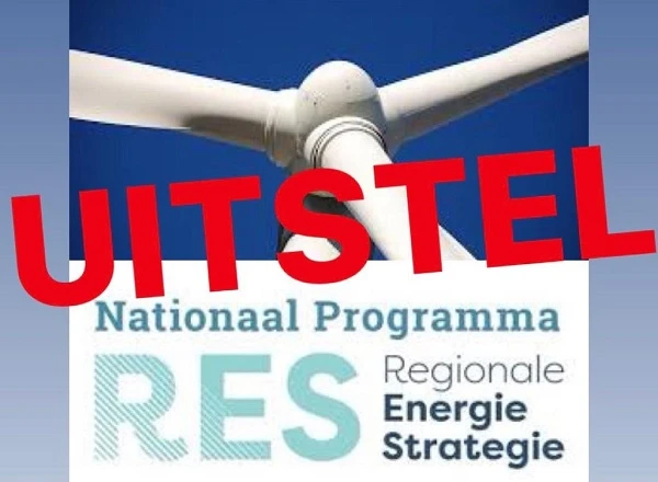 Verzoek uitstel RES en Structuurvisie windenergie