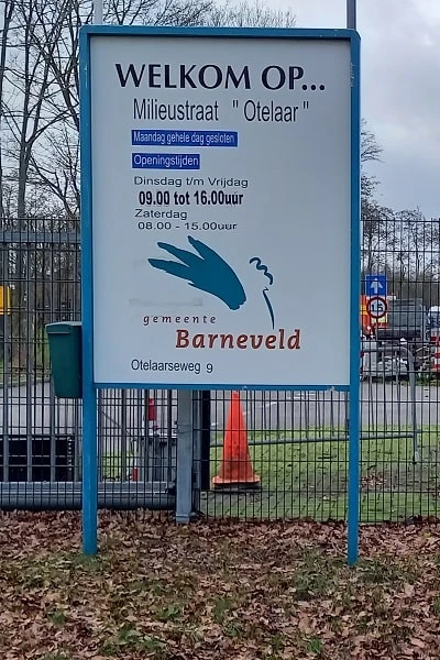 afvalscheiding Milieustraat de Otelaar