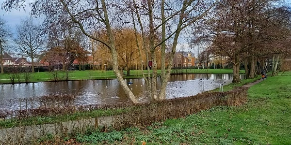 de groene slinger in Voorthuizen vanaf het Molenveen