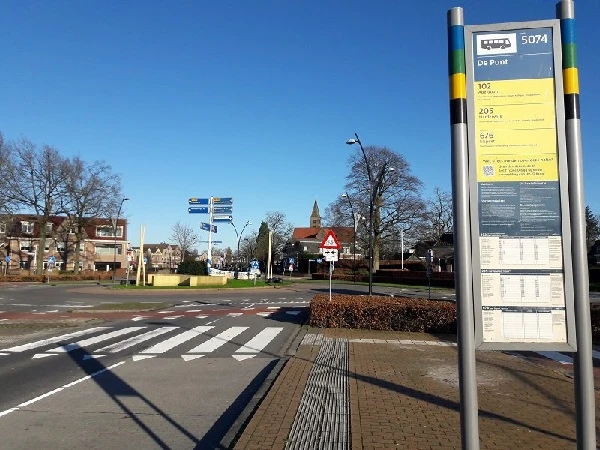 rotonde-dePunt-Voorthuizen-2richtingenfietspad