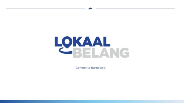 Filmpje lancering nieuw logo Lokaal Belang Gemeente Barneveld