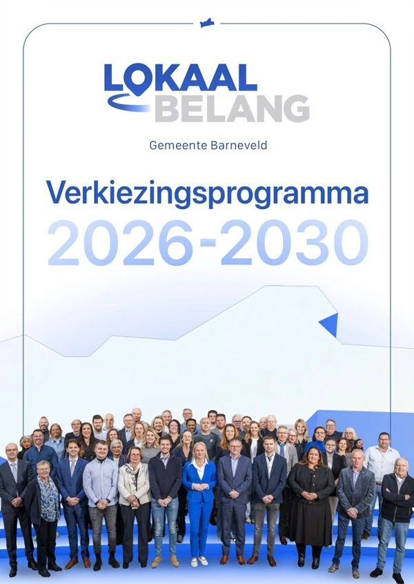 Verkiezingsprogramma Lokaal Belang Barneveld 2026-2030