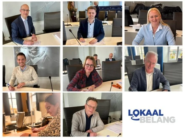 Presentatie nieuwe fractie Lokaal Belang: raadsleden en raadscommissieleden